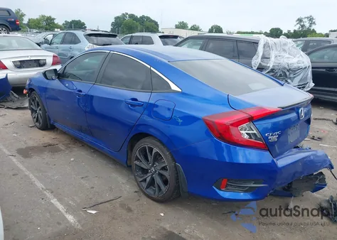 2019 Honda Civic Sport z USA, uszkodzony, nr VIN 2HGFC2F84KH576703